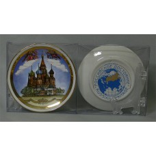 Сувенирная тарелка "Покровский собор" (10 см)